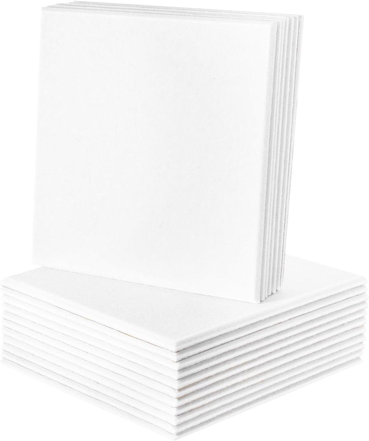 Panelen, zelfklevend, 18 stuks, 30 × 30 cm, 9 mm, wit