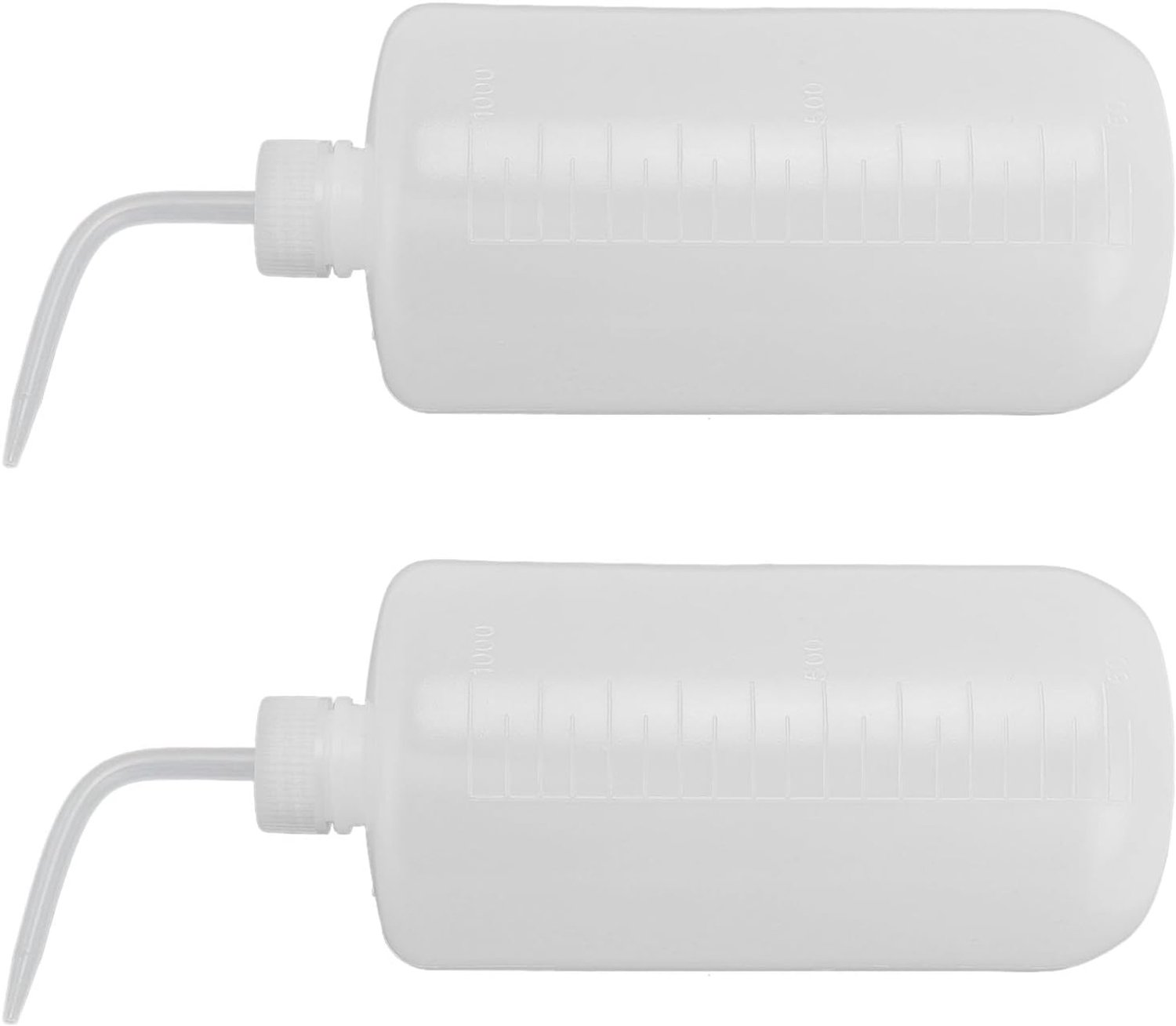 Knijpwasfles 1000 Ml 2 Stuks Duurzaam Lekvrij Ontwerp voor Laboratoriumwassen en Plantenwater Geven