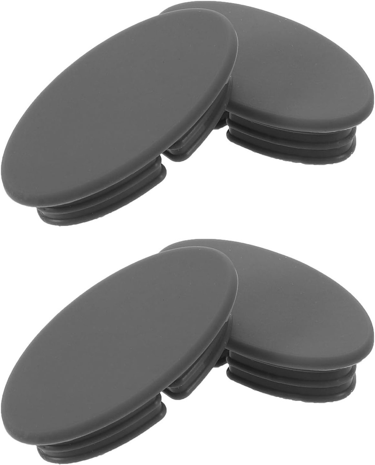 4 Stuks Delige Rubberen Toiletbrilbeschermer Kussentjes Antislip Toiletbril Bufferpads voor Sluiting Stabiele Positie Geschikt voor Huisgezinnen met Jongen Meisje