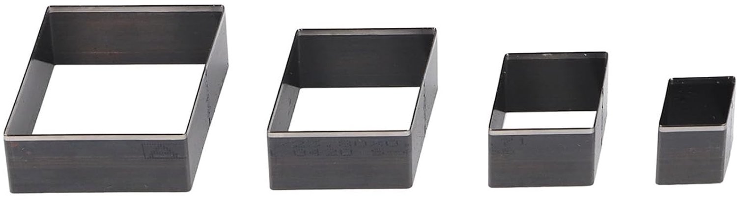 Ponsen Sterven 4 Stuks Gelegeerd Staal Veelzijdige Set 18 28 38 48Mm Voor Stof Klei Riem Leer crafting