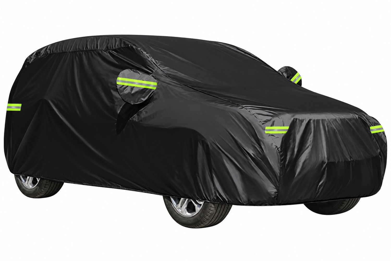 Prime Home Autohoes - Autohoes voor buiten - Autobeschermhoes - Duurzaam - Waterdicht - Zon-, regen- en sneeuwbescherming - UV-bescherming - Auto rits - XXL - Zwart