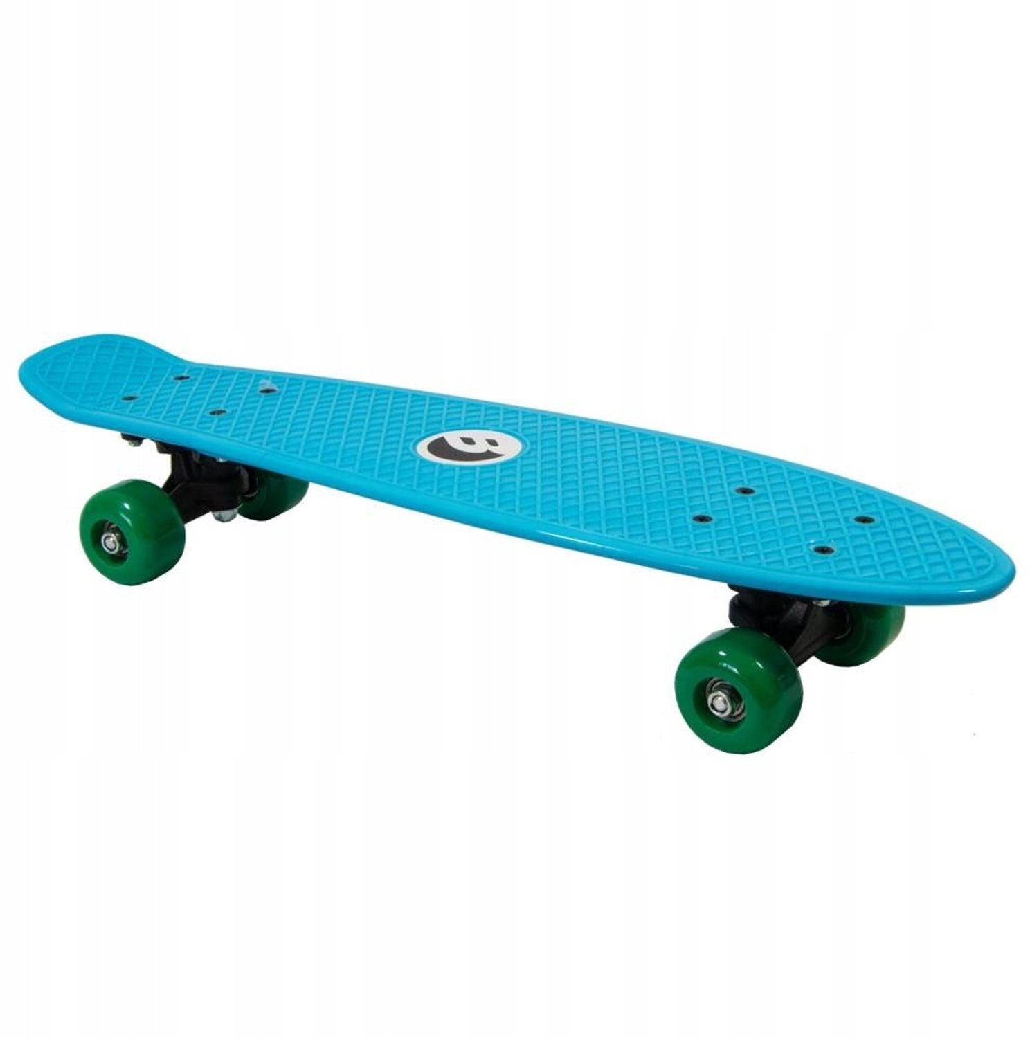 Retro Kunststof Skateboard 22 5″ BEST SPORTING Blauw