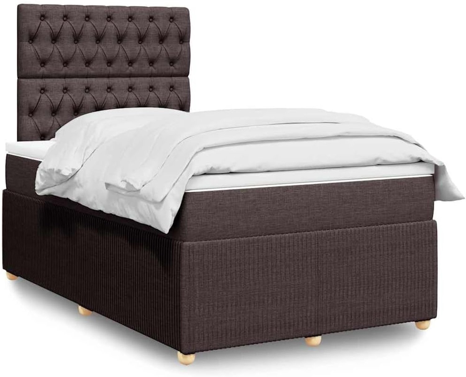 Pocketveringmatras Standaardmodel 120x190 cm Donkerbruin