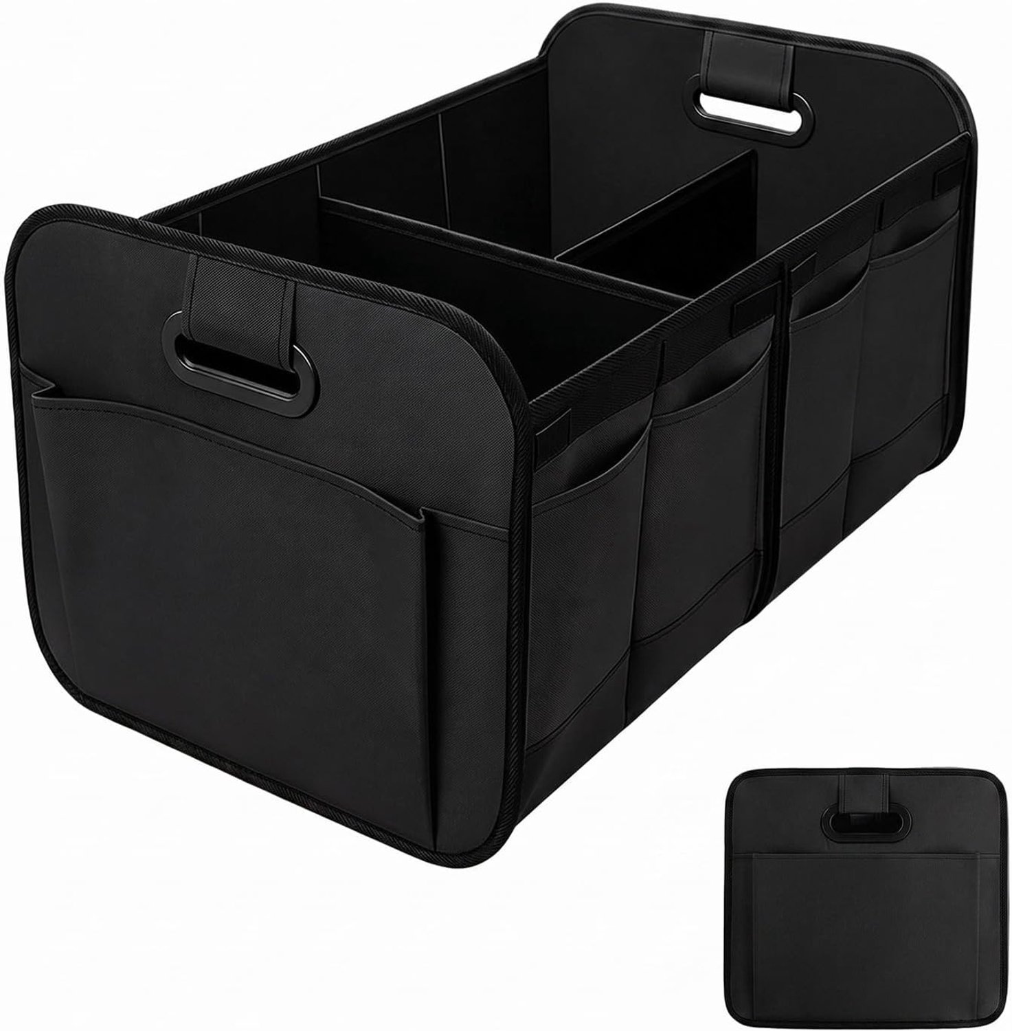 Kofferbakorganizer groot - opvouwbare kofferbaktas - waterdicht met deksel - ideaal voor boodschappen - ShopVlot