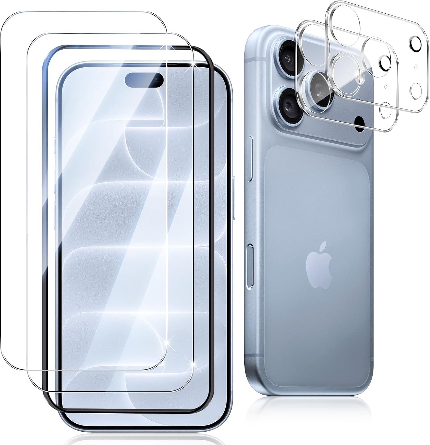 Datree voor pantserglas voor IP 18 Pro Max, 2+2 stuks
