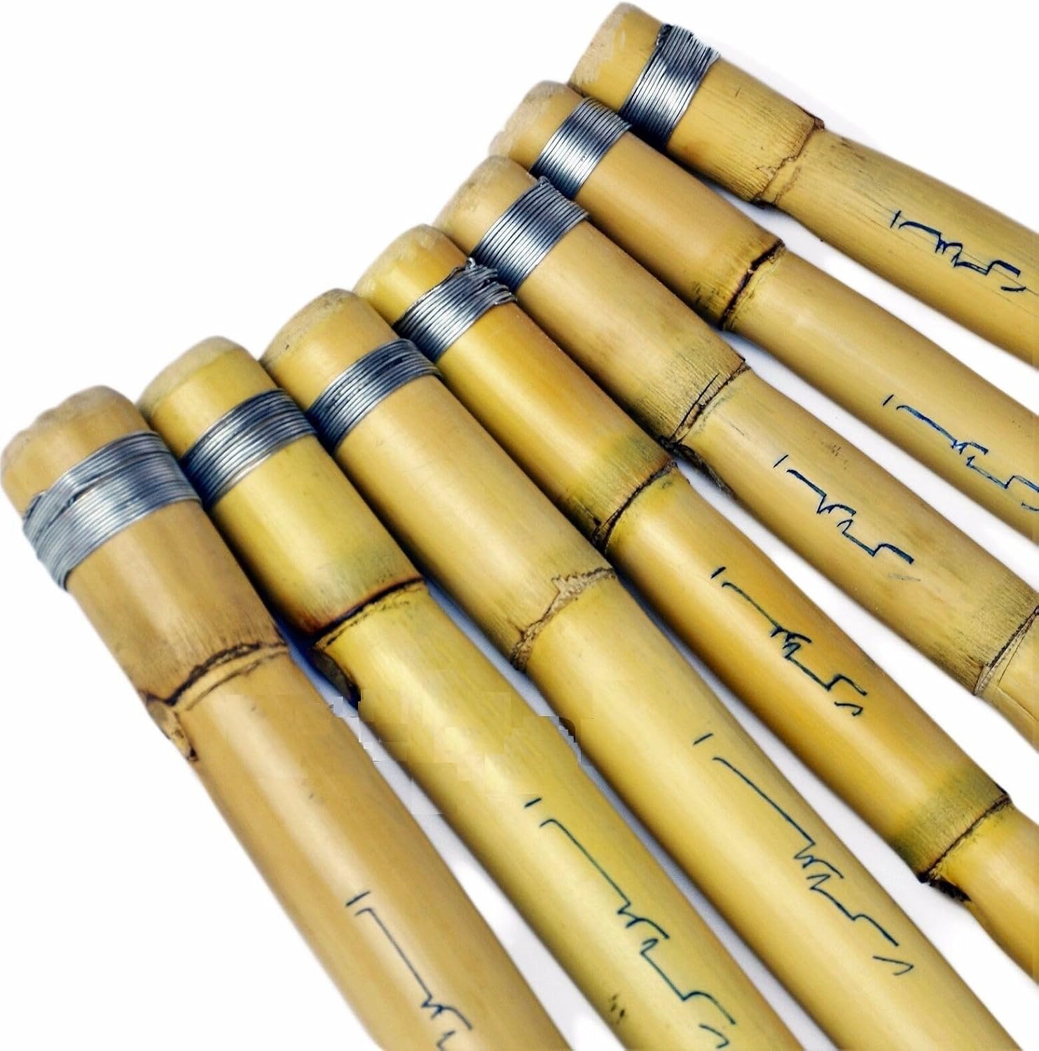 Kawala Qawwāl Ney Nay Fluit Woodwind FULL Set 7 stuks ALSAID BAYOMY (Ney fluit 7 stuks)
