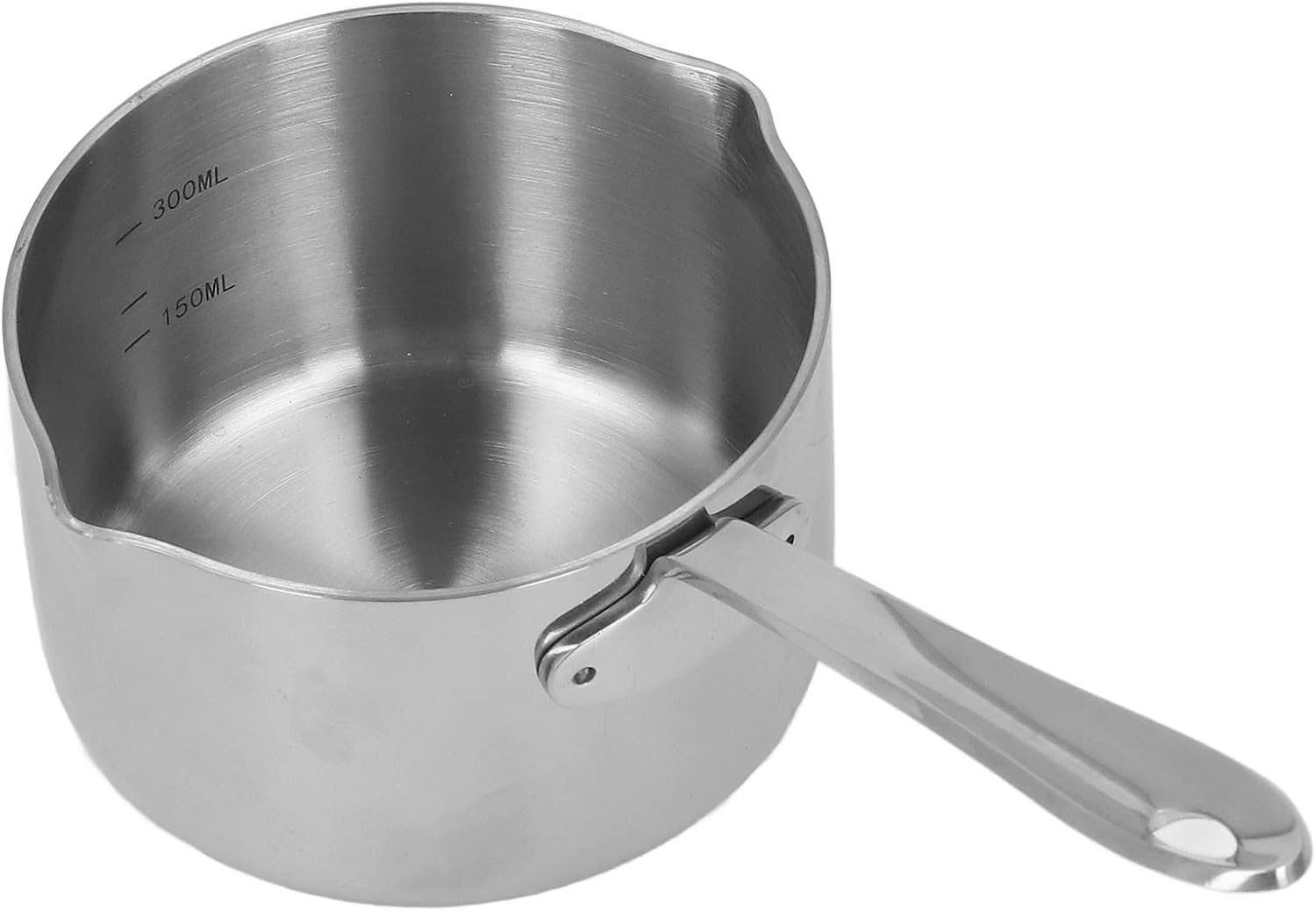 Pan Thuis Hete Melk Pot, Roestvrijstalen Saus Pannen Keuken Koken Chocolade Gekookte Suiker Kaas Boter Smeltpan Met Dual Schenkuitlopen