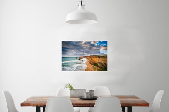 Poster Les douze apôtres 90x60 cm - Tirage photo sur Poster (décoration murale salon / chambre)