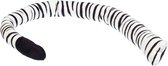 Habillage / jouet queue d'animaux tigres blancs sur clip