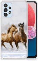 Smartphone hoesje Geschikt voor Samsung Galaxy A13 4G TPU Case Paarden