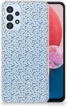 TPU Silicone Hoesje Geschikt voor Samsung Galaxy A13 4G Telefoonhoesje Stripes Dots