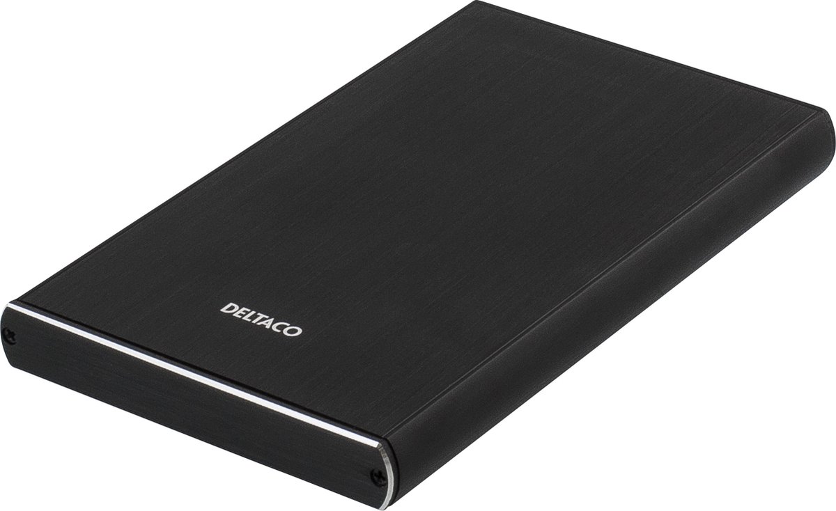 DELTACO MAP-GD49C externe USB-C harde schijf behuizing voor 2.5 inch HDD of SSD