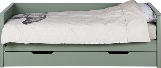 Staren Materialisme Nodig uit WOOOD Nikki en Jade matras/bedlade - Grenen - Jadegroen - 20x198x94 |  bol.com