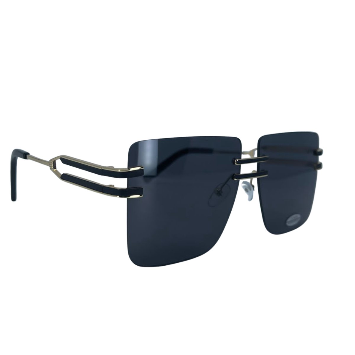 Premium Zonnebril - Grote vierkanten - Futuristische stijl - UV4000 - Zwart