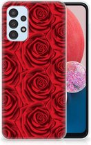 GSM Hoesje Geschikt voor Samsung Galaxy A13 4G TPU Bumper Red Roses