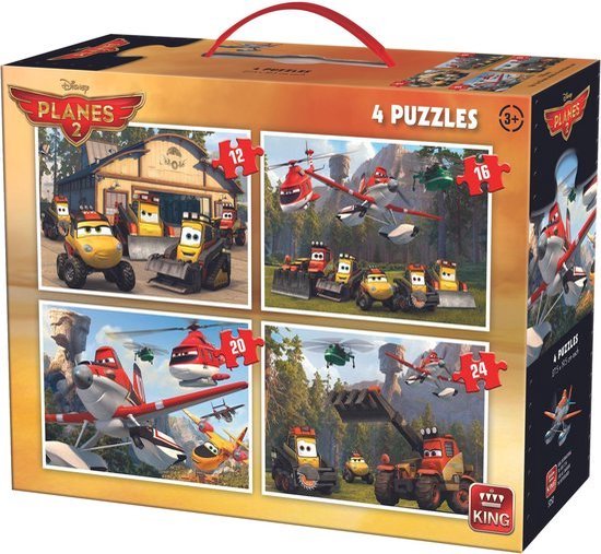 Disney Puzzel 4-in-1 Planes 2 - 4 puzzels - puzzelen - leren | bol