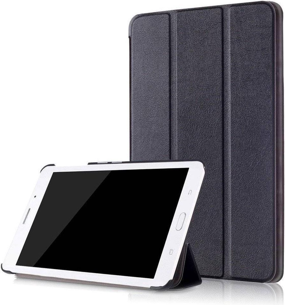 Samsung Tab A 10.1 Inch Hoes Zwart Hoesje - Tri Fold Tablet Case - Smart Cover- Magnetische Sluiting - Samsung Galaxy Tab A