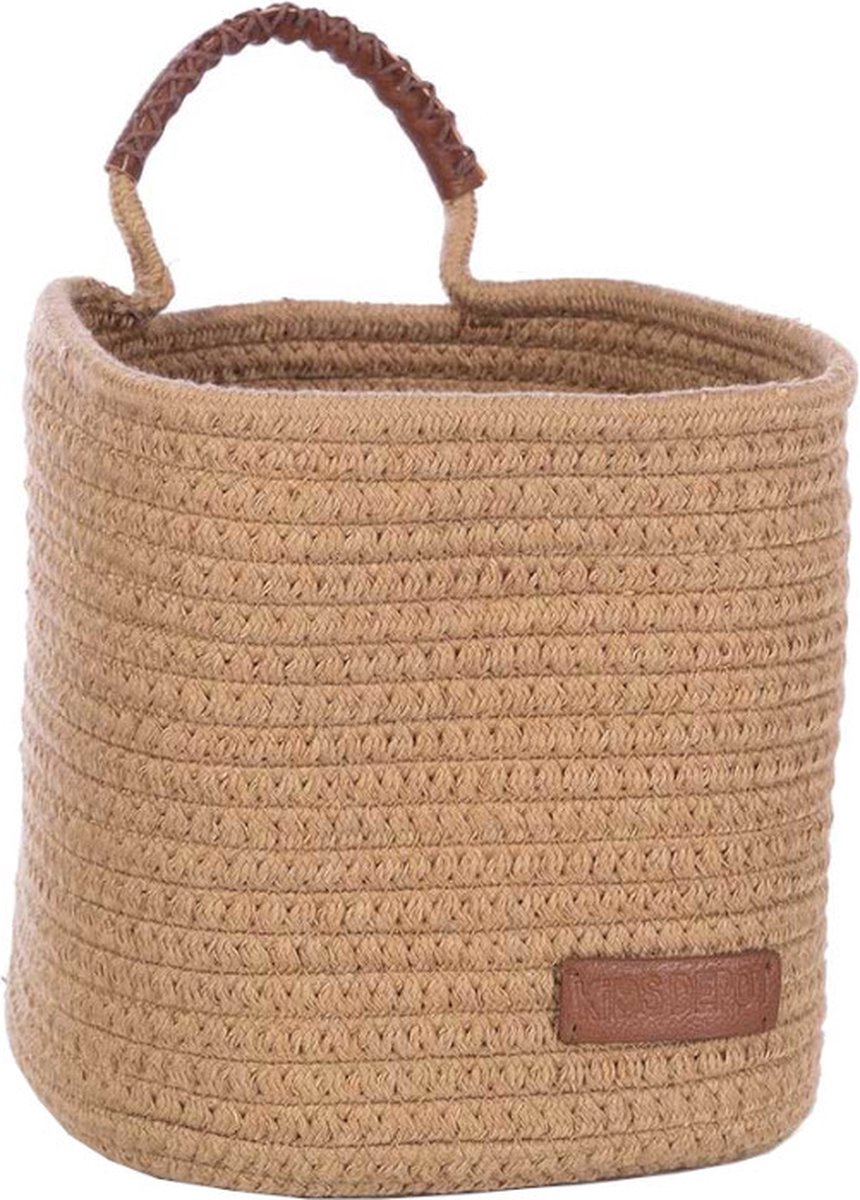 KidsDepot EWA mandje oker - Opbergers - Katoen - Ø 20 centimeter x 20 centimeter