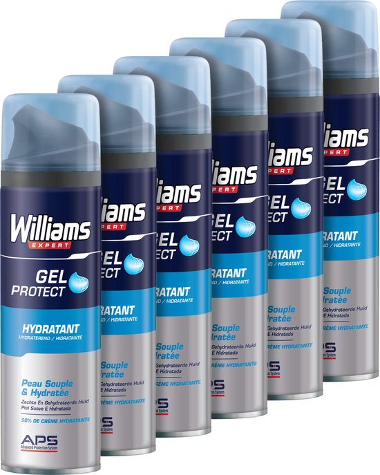 Williams - Scheergel - Protect Hydraterende Scheergel mannen - Voordeelverpakking