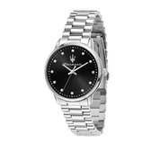 Maserati dames horloges quartz analoog One Size Zilver Zwart 32020257