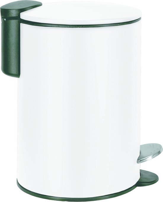Kleine Wolke - Afvalemmer Silence wit 3 ltr