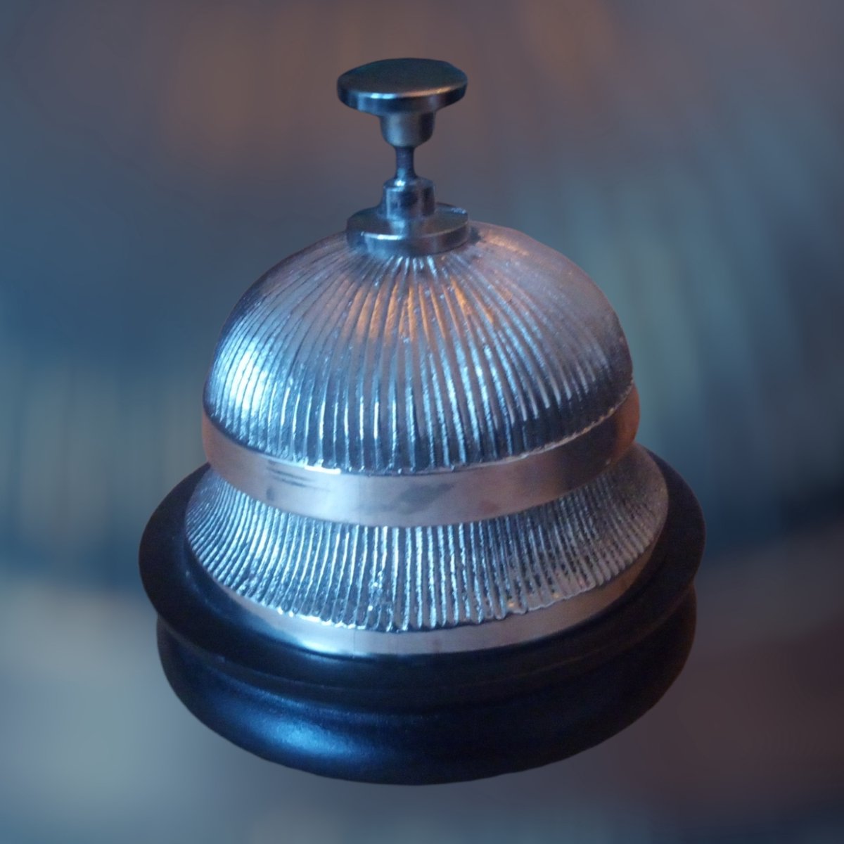 Hotelbel Receptiebel Baliebel zwaar metaal retrolook Mar10