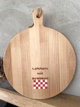 Creaties van Hier - serveerplank - Lekkers uit Brabant - 30 cm - hout