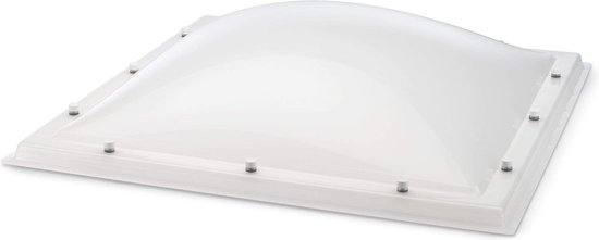 Domelite lichtkoepel dubbelwandig- opaal 1000 x 1000 mm
