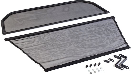 Déflecteur de vent cabriolet Porsche 911964 | 1989-1994 | Noir électrique