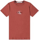 Calvin Klein Heren T-Shirt Rood maat XXL
