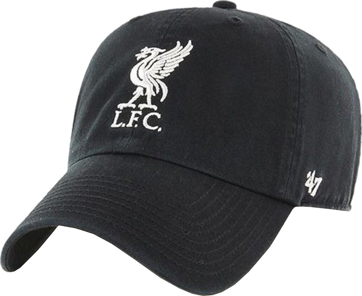 47 Brand EPL FC Liverpool Clean Up Cap EPL-RGW04GWS-BKD, Mannen, Zwart, Pet, maat: One size