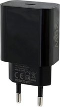 Fontastic 260148 AC Oplader USB-C aansluiting - Snellader - 20W - Zwart