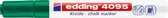 edding 4095 krijtmarker groen - krijtmarkers - raamstift - raamstiften - chalkmarker -– krijtstift – glasstift – schoolbordstift – krijtbordstift – stoepbordstift