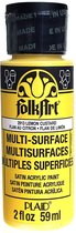 Multi-surface Acrylverf - 2913 Lemon Custard - Folkart - 59 ml