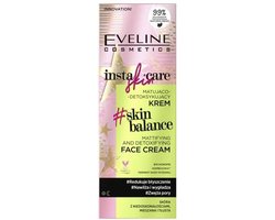 Insta Skin Care matterende en ontgiftende crème voor de gecombineerde en vette huid met imperfecties 50ml