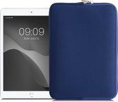 kwmobile universele tablet hoes - Stevige stijlvolle hoes voor tablets - Neopreen tablet sleeve - geschikt voor 9,7"-11" Tablet - donkerblauw
