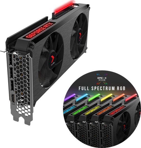 PNY GeForce RTX 3060 XLR8 Gaming REVEL EPIC-X RGB-editie 12 GB (2/4)