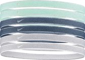 Nike Elastic Headbands 6-pack - Groen/Blauw/Zilver - One Size