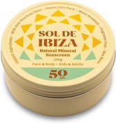 Sol de Ibiza vegan zonnebrand spf50 blikje 100 g