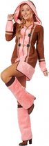 Roze Eskimo kostuum voor dames 36 (s) - Eskimo verkleedkleding