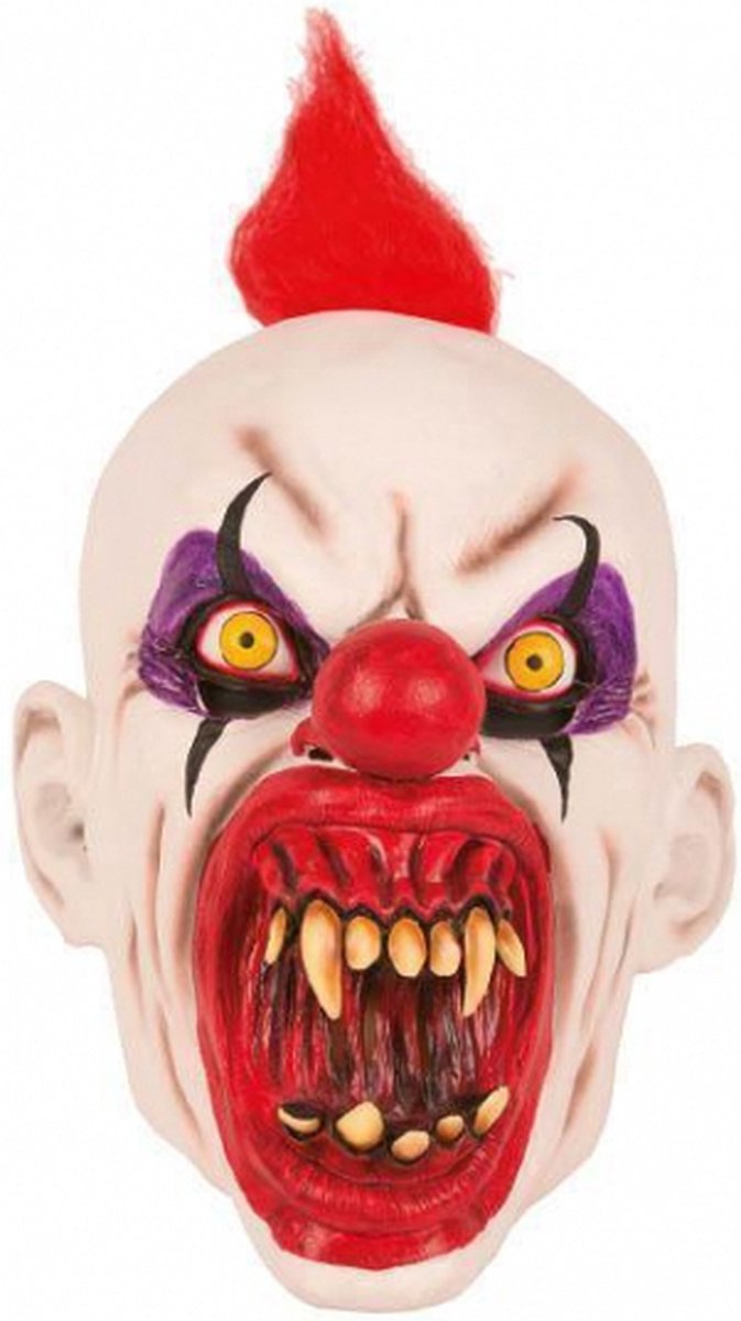 Masque De Clown Effrayant Avec Chapeau Amovible - The Clown Killer - Pour Halloween, Cosplay, Soirée Horreur - 3