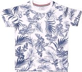 Comfort & Care Apparel | Wit Tropisch T-shirt | Baby | Maat 68