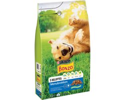 Bonzo (Friskies) Menubrokken Kip, Rund & Groenten - Hondenvoer - 3 kg
