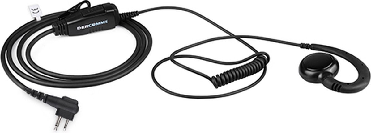 DerComms® C ring beveiligingsoortje voor Motorola CLR446, CP040, DP1400, XT420, XT460, XT660D, XTNi portofoons