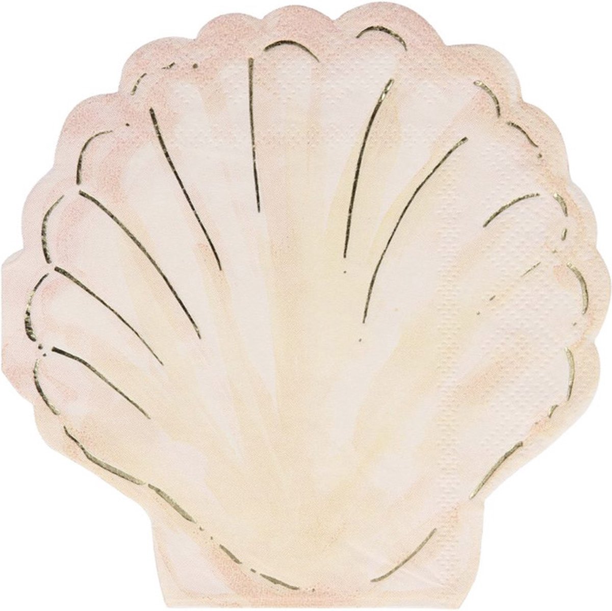 Servetten Schelpen Mermaid Tail (16st) Meri Meri
