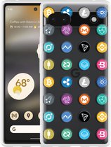 Google Pixel 6a Hoesje Cryptocurrency - Designed by Cazy