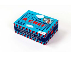 Recent Giftware - How to become a Chef - voor een student of ervaren kok - leuk en ideaal cadeau! - Chef Powerpack - inclusief vingerschild - koken - kookboek + cadeau - tips, tricks hints - bekende quotes