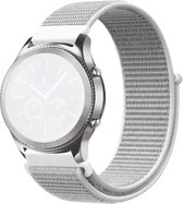 Bracelet en nylon (gris clair), adapté pour Samsung Galaxy Watch 42mm, Watch 4 (40 & 44mm), Watch 4 Classic (42 & 46mm), Active (40mm), Active 2 (40 & 44mm), Watch 3 (41mm)