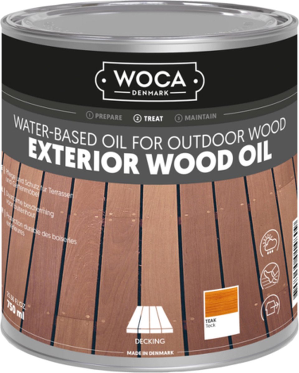 Woca Exterior oil Bankirai | 0,75 Liter