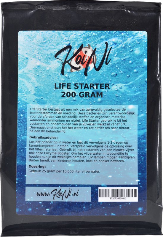 Life Starter 200 Gram | Vijver Bacteriën | Vijver Opstart | KoiNL